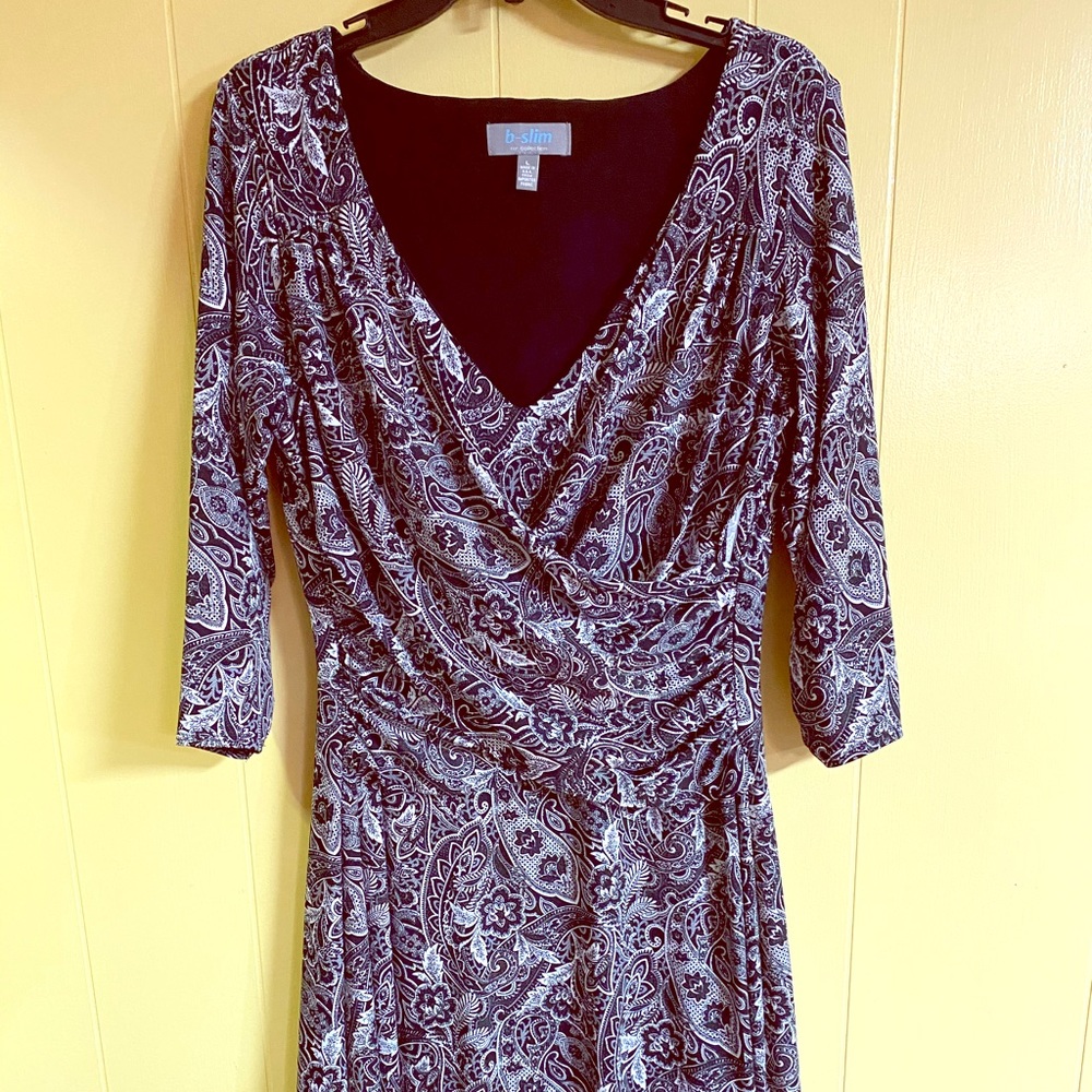 B-Slim Patterned Dress